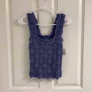 Free People Love Letter Cami in Denim, size M/L